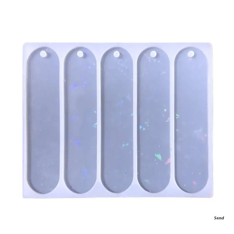 Silicone Mold for Bookmark Light & Shadow Crystal Epoxy Resin Craft DIY
