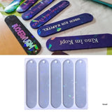 Silicone Mold for Bookmark Light & Shadow Crystal Epoxy Resin Craft DIY