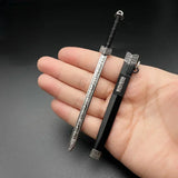 Ancient Sword Key Chains for Men with Scabbard Decorative Pattern
