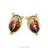 Holy Family Rosary Center Necklace