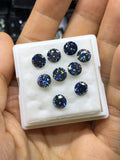 3.0mm Fancy Vivid Lab Grown Moissanite Loose Gemstone