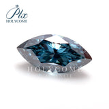 Certified 3x6-10x20mm Dark Marquise Cut VVS1 Moissanite