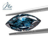Certified 3x6-10x20mm Dark Marquise Cut VVS1 Moissanite