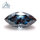 Certified 3x6-10x20mm Dark Marquise Cut VVS1 Moissanite