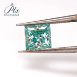Certified VVS1 Princess Cut Moissanite Loose Gemstones