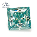 Certified VVS1 Princess Cut Moissanite Loose Gemstones