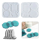 Crystal Epoxy Resin Mold Coaster Silicone Mould