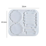 Crystal Epoxy Resin Mold Coaster Silicone Mould