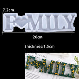 Silicone Mold Home Love Letters Resin Mould for DIY Crafts