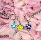 Homemade Flower Pendant Chain wind punk Flower Necklace