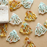 Small Waves Acetate Earrings Pendant DIY Jewelry Material