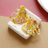 Small Waves Acetate Earrings Pendant DIY Jewelry Material