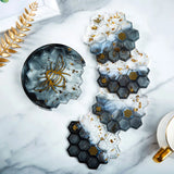 Bee Coaster Silicone Mold for DIY Epoxy Resin - Honeycomb Design
