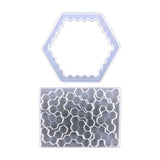 Honeycomb Jigsaw UV Crystal Epoxy Resin Mold Children Puzzle Toys Silicone Mould