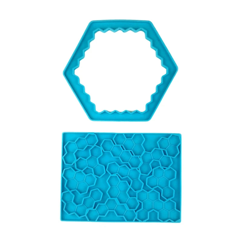 Honeycomb Jigsaw UV Crystal Epoxy Resin Mold Children Puzzle Toys Silicone Mould