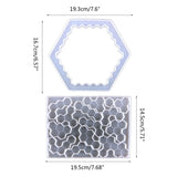 Honeycomb Jigsaw UV Crystal Epoxy Resin Mold Children Puzzle Toys Silicone Mould