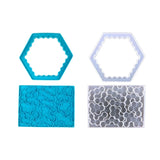 Honeycomb Jigsaw UV Crystal Epoxy Resin Mold DIY Crafts