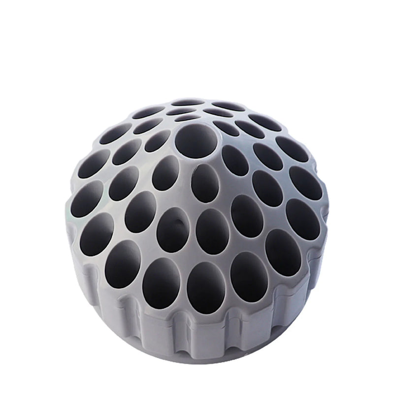 Honeycomb Rotating Tool Box 35 Holes Stainless Steel Base Tool Holder