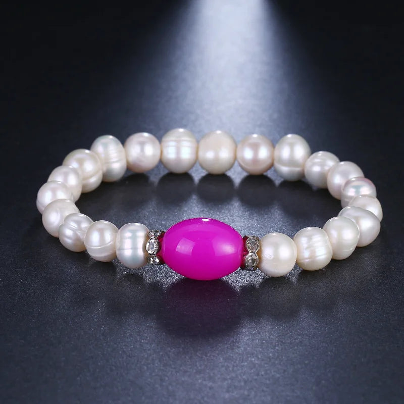 Honghong Temperament Personality Pearl Bracelet Bride Wedding Gift