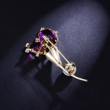 Delicate Flowers Pearl Brooch Wedding Party Jewelry 925 Silver