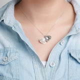 Hongye 925 Silver Pearl Pendant Women Necklace Mother of Pearl Jewelry