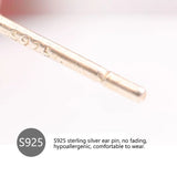 925 Silver Earrings Freshwater Pearl Tassel Ear Line for Women Party