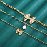 Adjustable Natural Pearls Pendant Chain For Women Delicate Hot