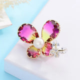 Hongye Freshwater Pearl CZ 925 Brooch Sweater Dress Pins