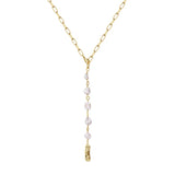 Irregular Natural Freshwater Pearl Pendant Circle Chain Asymmetry Jewelry