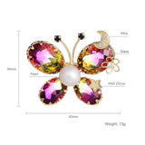 Butterfly Freshwater Pearl 925 Brooch for Women