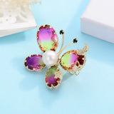 Butterfly Freshwater Pearl 925 Brooch for Women