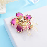Freshwater Pearl Flower Brooch for Women Sweater Pin Bouquet Wedding Accessory