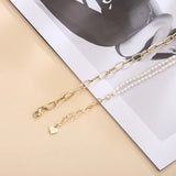 Vintage Style Natural Pearls Pendant Necklace for Women