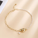 Vintage Style Natural Pearls Pendant Necklace for Women