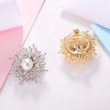 Freshwater Pearl Flower Brooch Vintage Brooches Pins