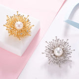 Freshwater Pearl Flower Brooch Vintage Brooches Pins