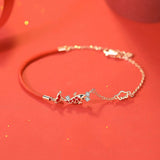 Hongyun Koi Bracelet Women's Birthday Red Rope Bracelet
