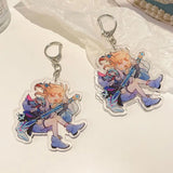 Honkai Star Rail Anime KeyChain Yanqing Game Role Men Key Chain Women Creative