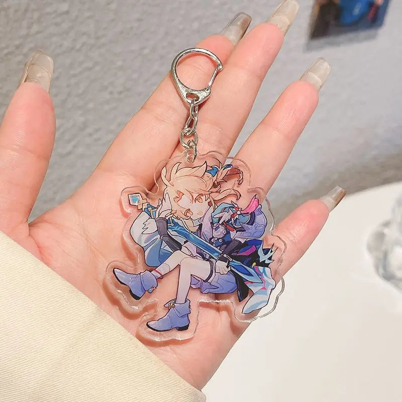 Honkai Star Rail Anime KeyChain Yanqing Game Role Men Key Chain Women Creative