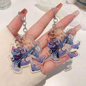 Honkai Star Rail Anime KeyChain Yanqing Game Role Men Key Chain Women Creative