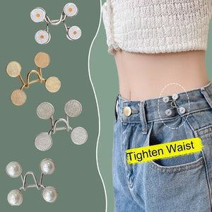 Adjustable Hook And Eye Brooch Pin Set For Women Skirt Pants