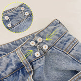 Adjustable Hook And Eye Brooch Pin Set For Women Skirt Pants
