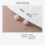 Small Silver Hook Stud Earrings 925 Sterling Silver Women Girls Students