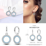 925 Silver Hoop Earrings Women's Jewelry Wedding Party