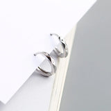925 Sterling Silver Hoop Earrings Minimalist Golden Earring