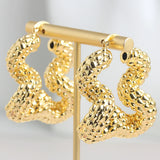 Copper African Hoop Earrings for Women Girls Dubai Drop Earrings