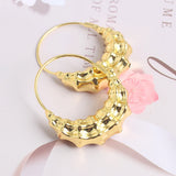 Copper African Hoop Earrings - Dubai Drop Earrings