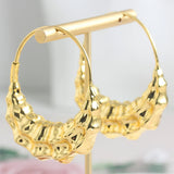 Copper African Hoop Earrings - Dubai Drop Earrings
