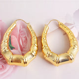 Copper African Hoop Earrings for Women Girls Dubai Drop Earrings