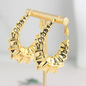 African Hoop Earrings for Women Girls Dubai Drop Earrings